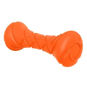 Dog Fetch Toy Outdoor Barbell Dog Toy for Small Medium and Large Breed Dogs Floating Dog Toy Orange