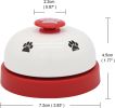 Pet Training Bell Clicker with Non Skid Base, Pet Potty Training Clock, Communication Tool Cat Interactive Device